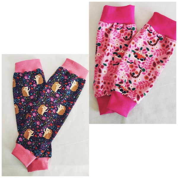 Clubfoot Talipes Floral cast cover leg warmers. ponseti, BnB, Casting covers, stretchy jersey baby leg warmers, casting phase