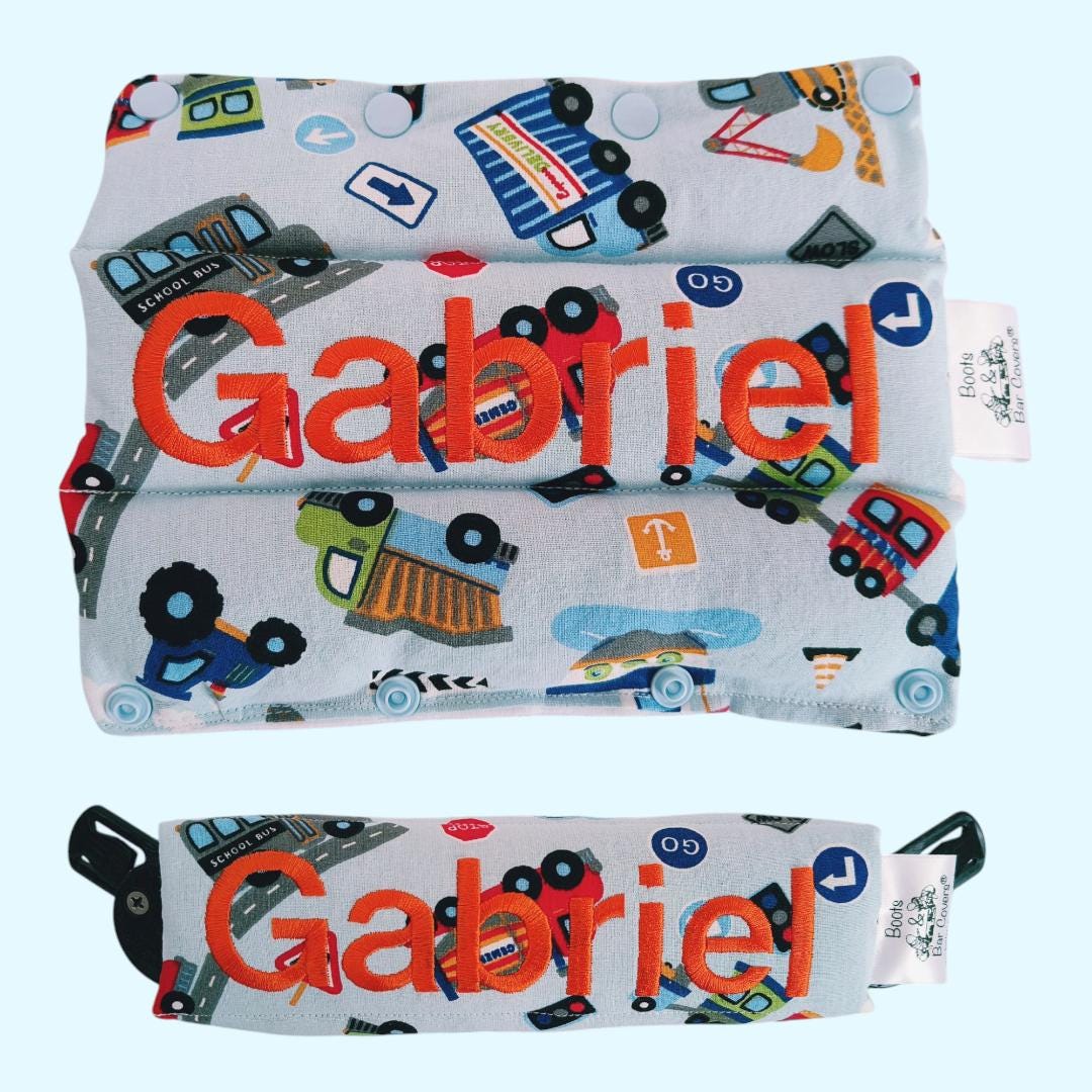 Clubfoot Boots & Bar Cover Personalised Transport Vehicles Ponseti ...
