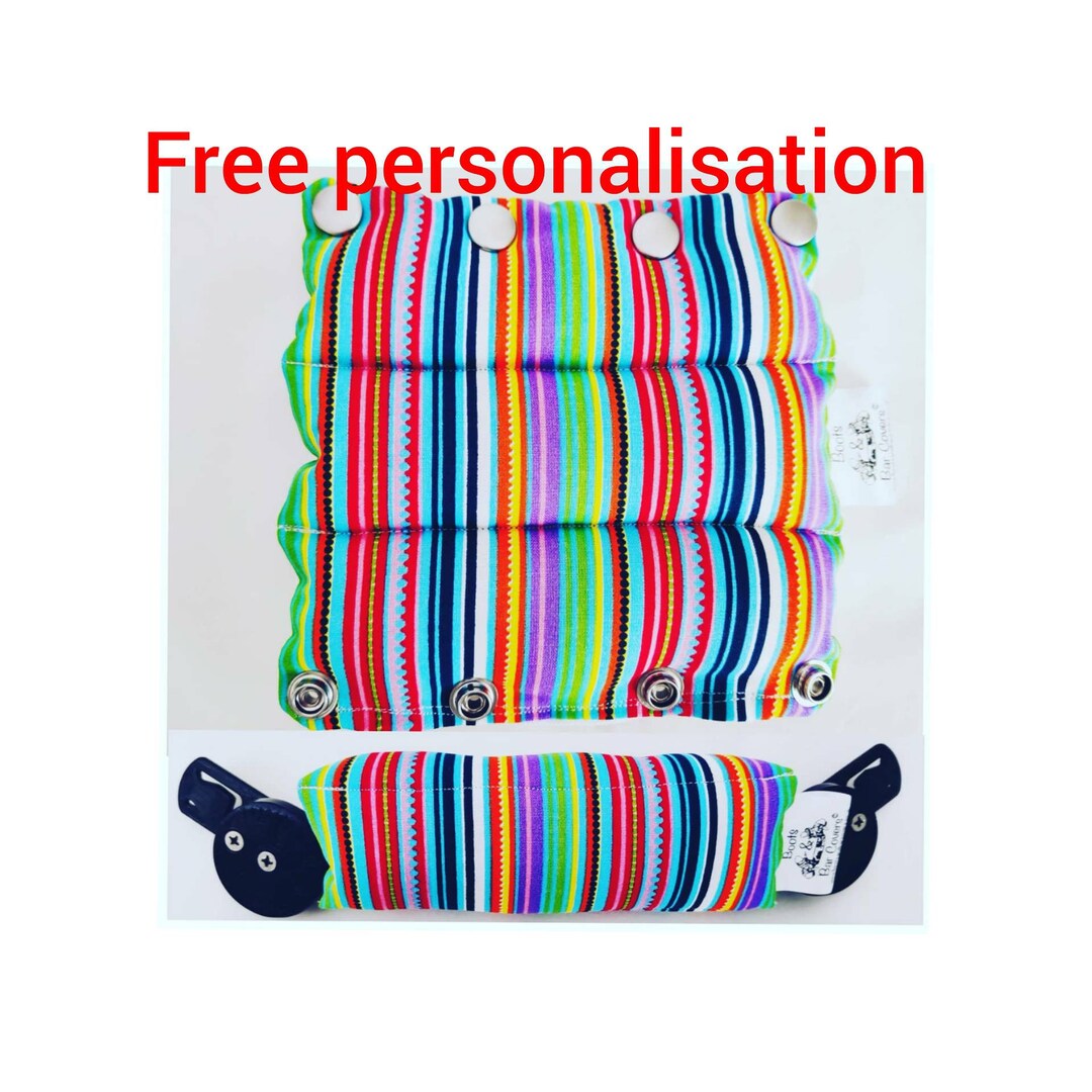 Colourful Stripes Boots and Bar Cover for Clubfoot Talipes. Funky