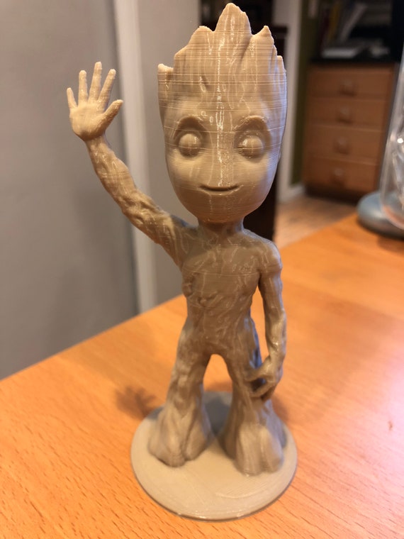 3D Printed Baby Groot Figure 