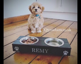 personalised puppy bowls