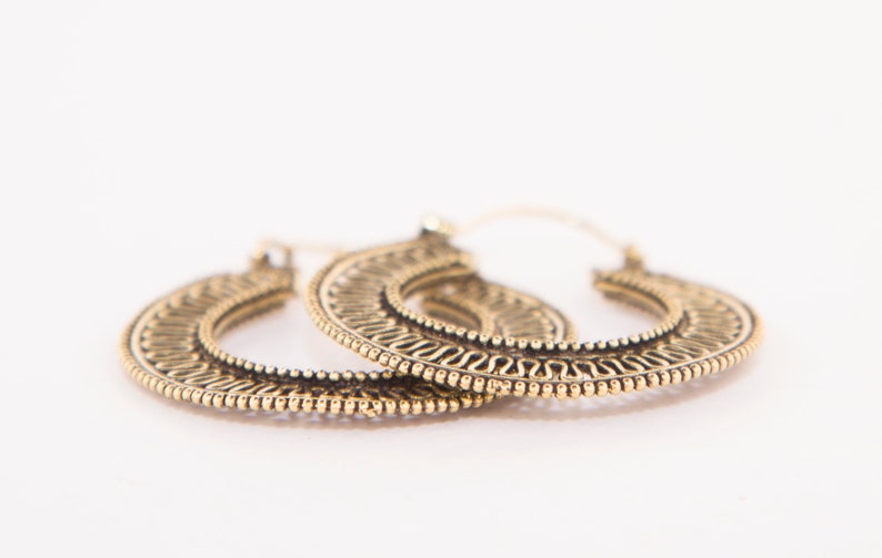Tribal Hoop Earrings