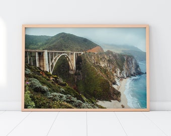 Digital Download. Big Sur Bixby Bridge Photo. California Art. Coastal ...