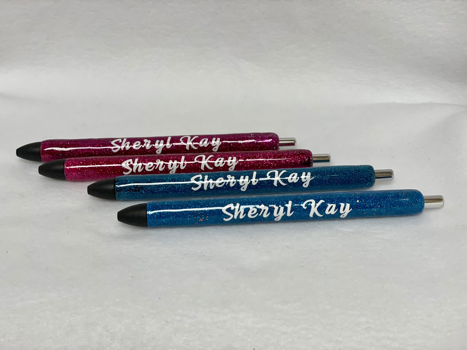 Personalized Glitter Epoxy pens Etsy