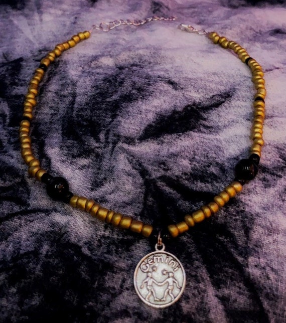 Gemini Astrology Necklace - Etsy