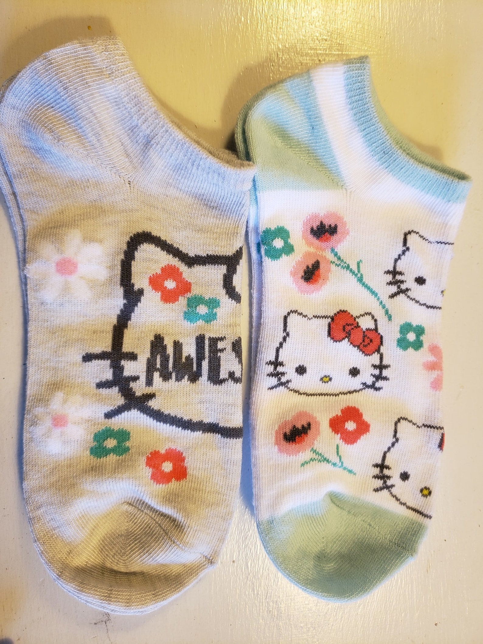 Novelty Hello Kitty Ankle Socks/2 Pairs Etsy