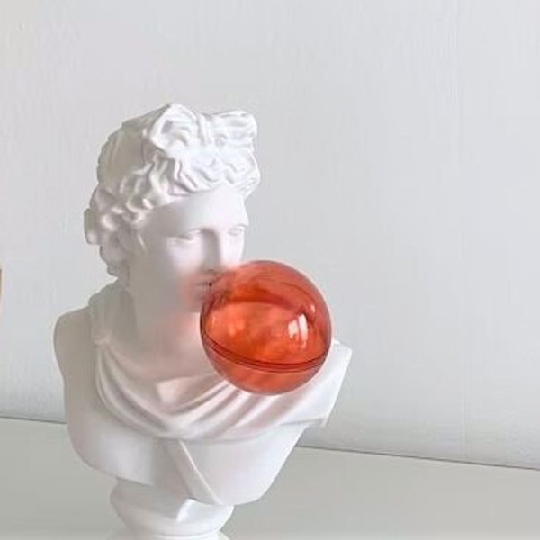 Greek Bust Blowing Gum Etsy
