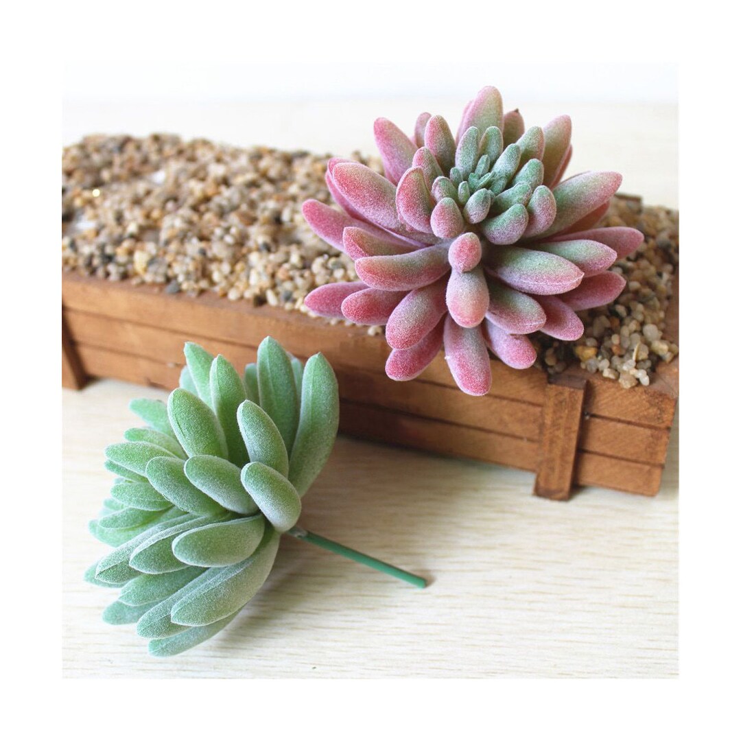 Large Artificial Succulents for DIY Garden Faux Succulents Etsy