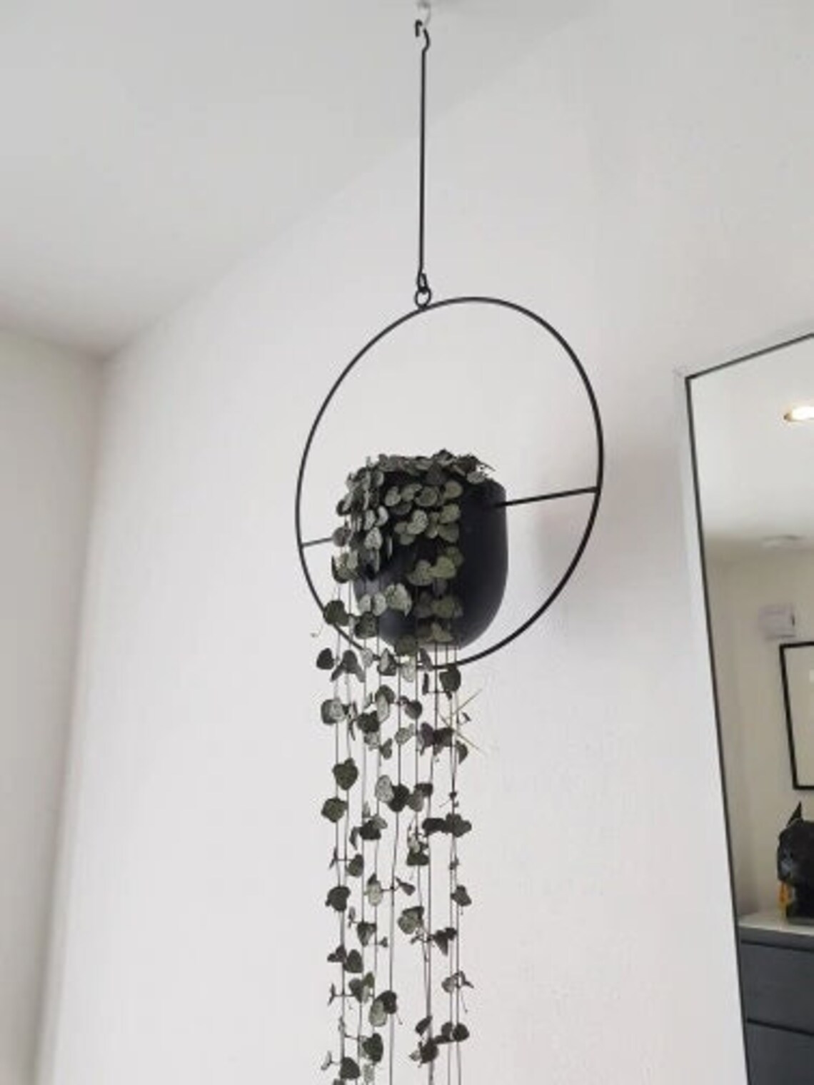 Metal Hanging Wall Planter Hanging Planter Indoor Hanging Etsy