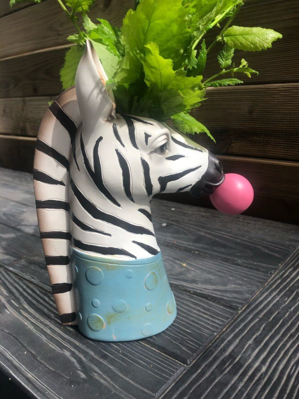 Animals Blowing Bubble Gum Face Vases Polar Bear Head Vase Etsy