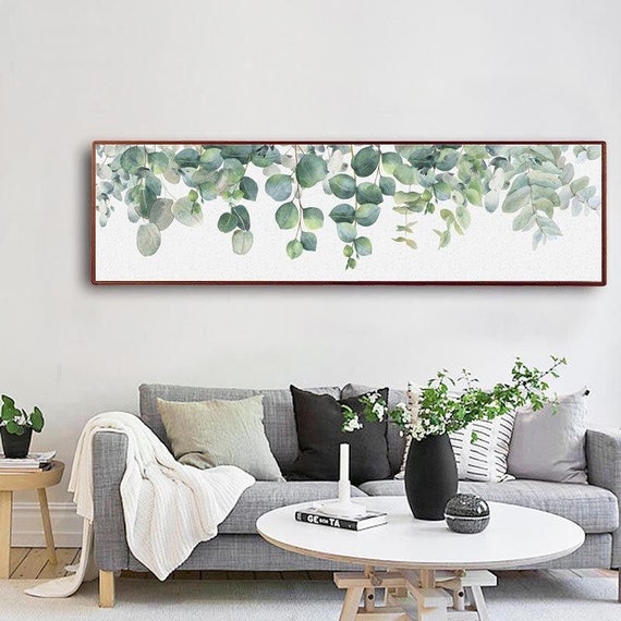 Eucalyptus Wall Art Canvas Print Eucalyptus Poster Etsy