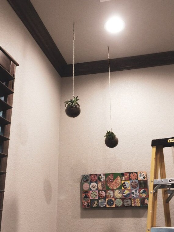 Hanging Planter For Air Plants Hanging Terrarium Air Plant Holder Succulent Terrarium Tea Light Holder Succulent Planter Tillandsia