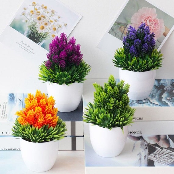 Artificial Plants in Pots Faux Plants Potted Fake Etsy