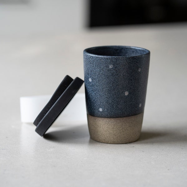 Coffe mug, ceramics, pottery, handmade, cup, minimalistic, to go