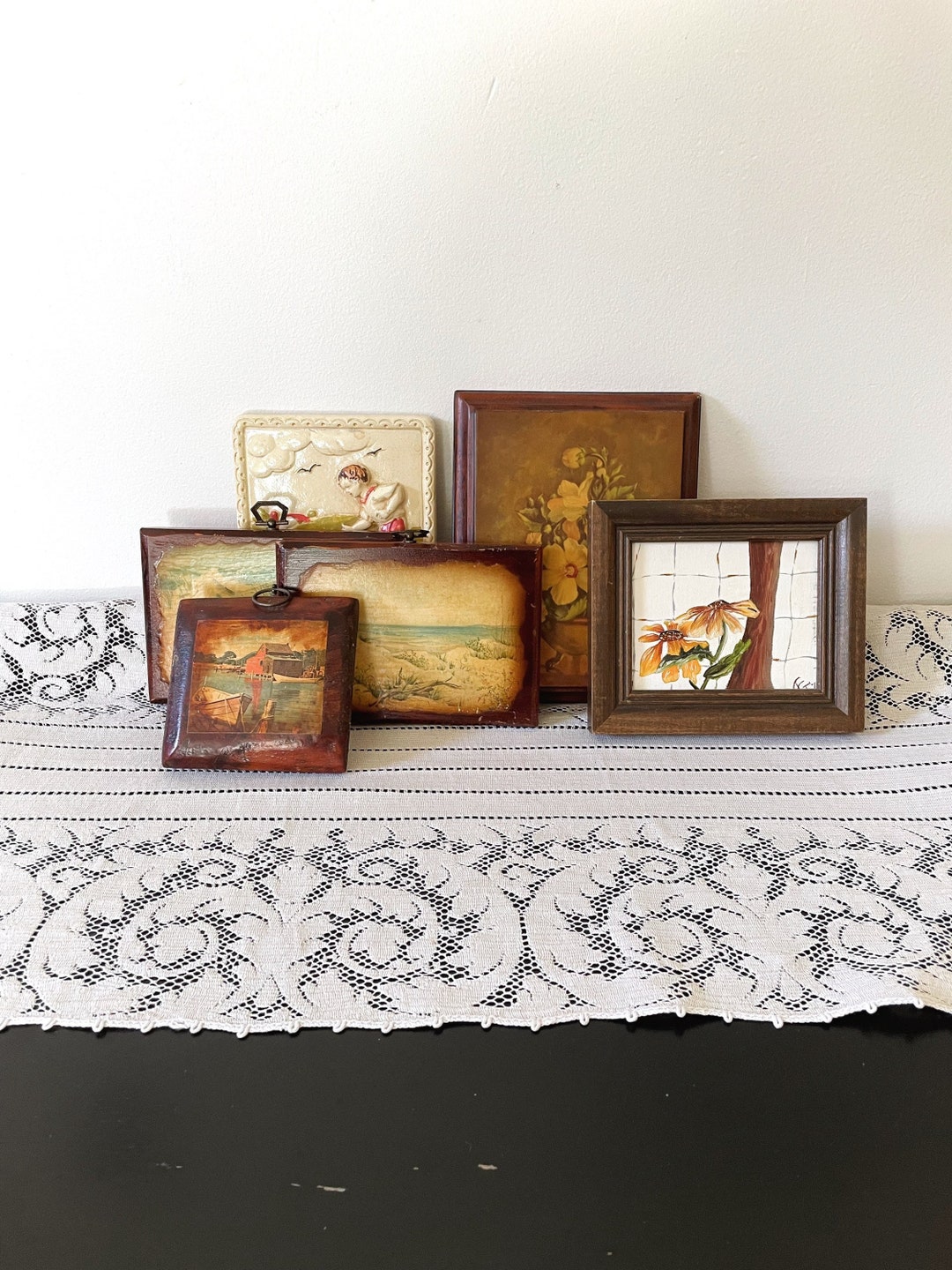 Vintage Wall Art, Vintage Wall Decor, Wooden Wall Hangings, Vintage