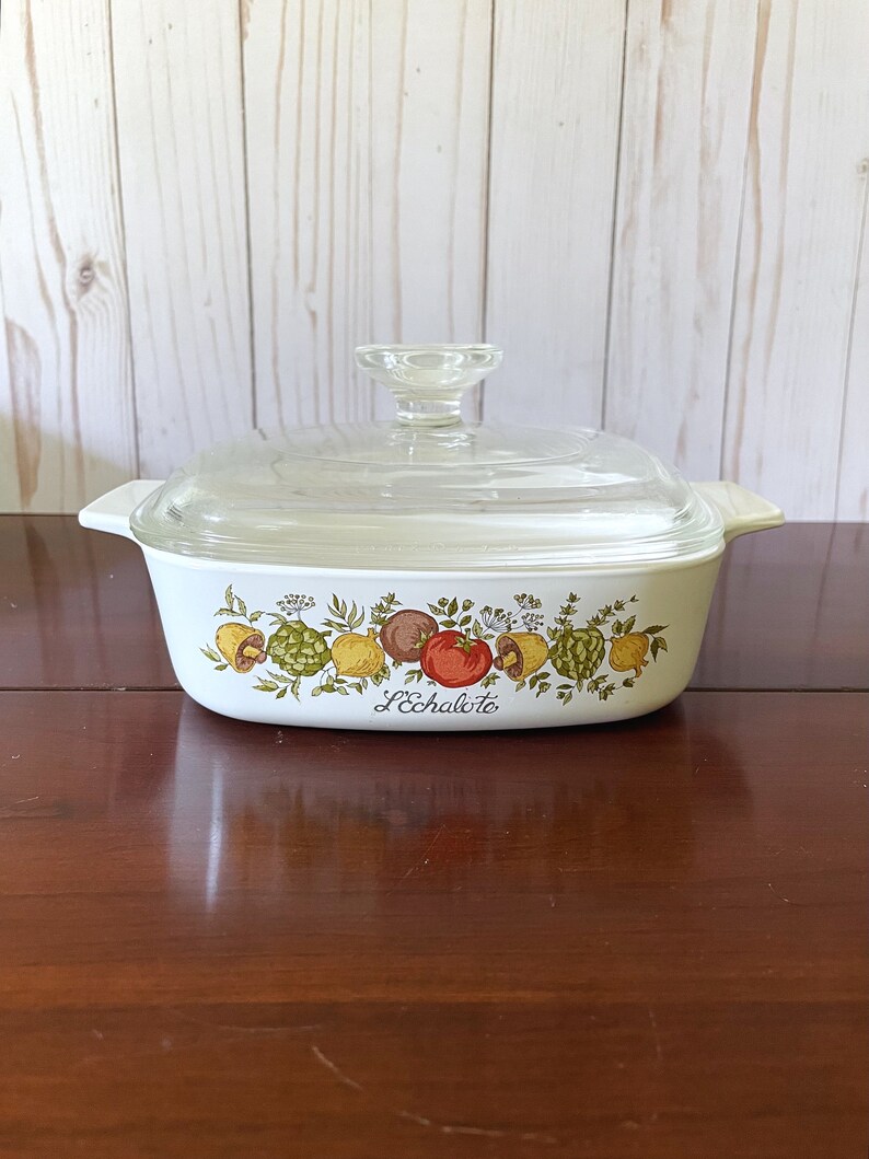 Corning Ware L'echalote 1 Quart Cookware Casserole Dish Etsy