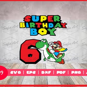 Super Birthday Boy, Super Font SVG, super font letters, 6th Birthday, birthday invitation SVG, for cricut, silhouette