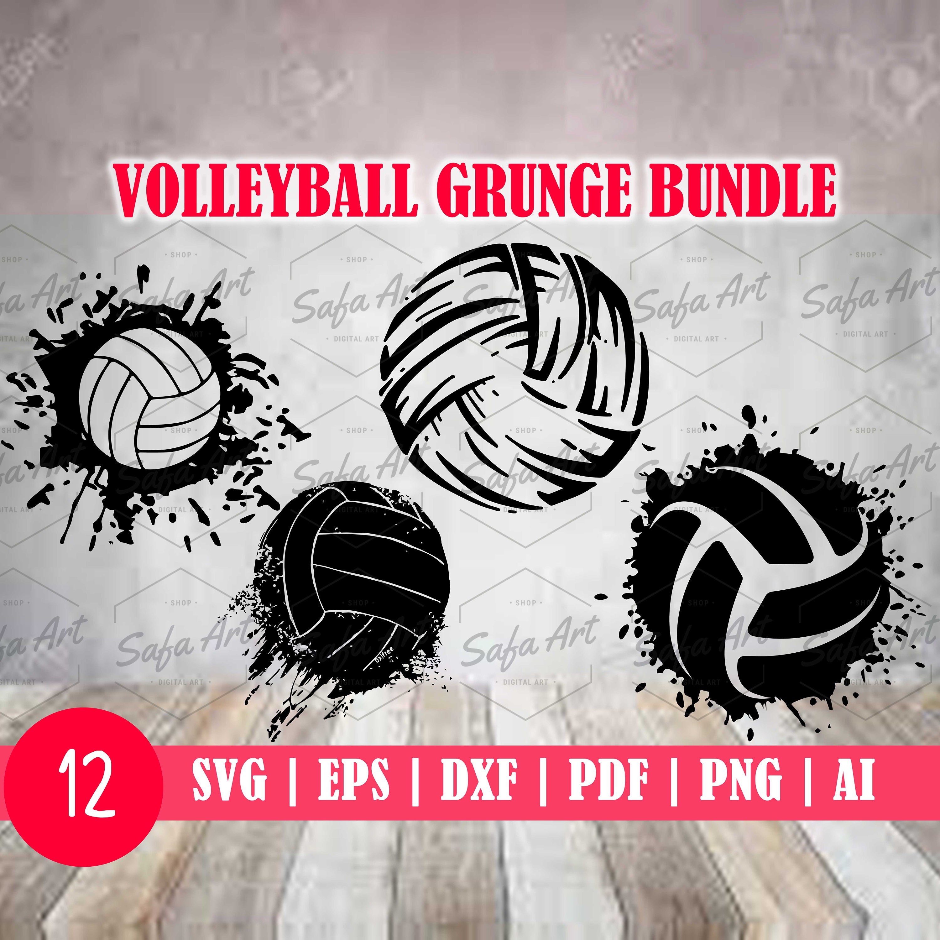 Dat Svg Volleyball SVG Bundle for Cricut, Sports SVG Kids, Grunge SVG, Svg ...