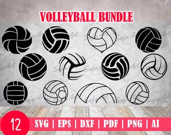 Volleyball SVG Bundle for Cricut, Sports SVG Kids, SVG Files for Cricut and Silhouette Studio, Svg Ai Eps Pdf Dxf Png (12)