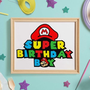Super Birthday Boy SVG: Party Cut Files (Digital File)