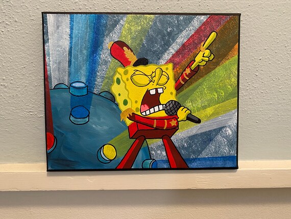 Spongebob Sings Sweet Victory At Bubble Bowl Band Geeks Etsy