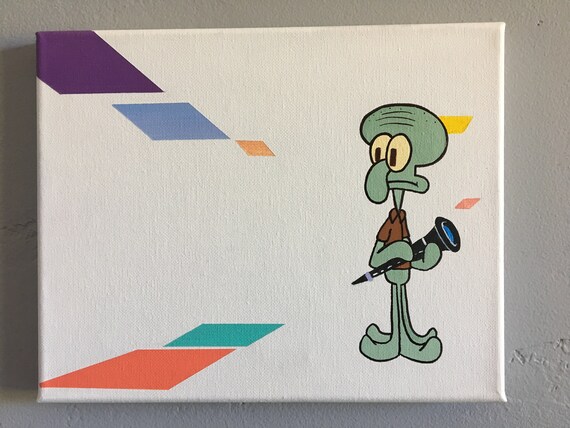 Bedroom Playroom Dorm Decor Krabs Squidward Children Room