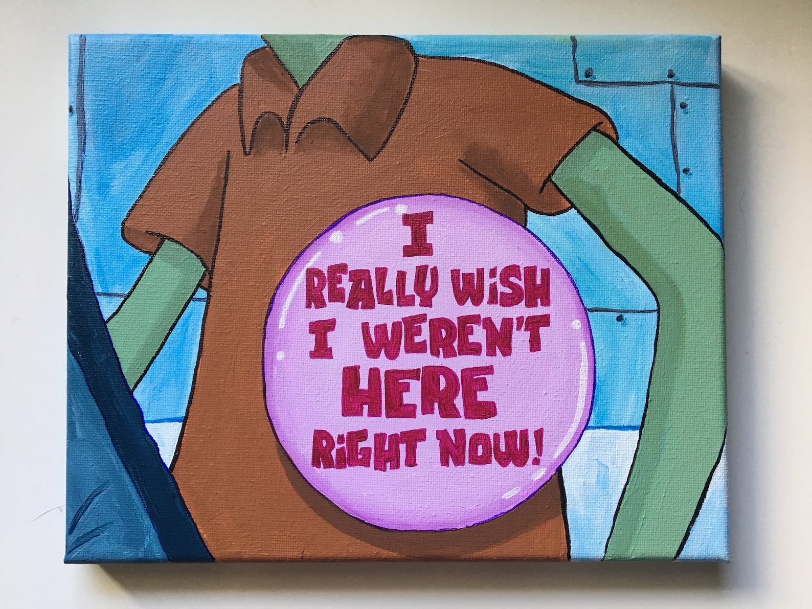 I Really Wish I Weren T Here Right Now Squidward