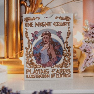 Kolekcjonerskie karty do gry Nyght Court ACOTAR