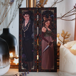 Jude & Cardan The Cruel Prince gold foil reversible bookmark