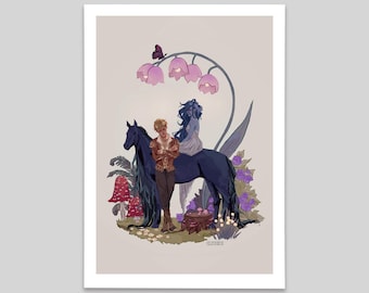 Suren Oak and Jack The Stolen Heir A4 print