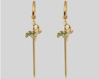 Nightfell sword earrings