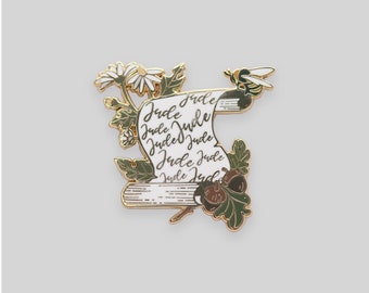 Jude letter The Cruel Prince enamel pin