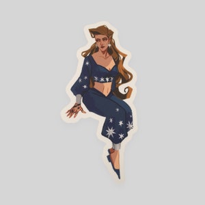 Feyre Night Court ACOTAR sticker
