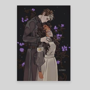 Helena and Kaine Alchemised past A5 print