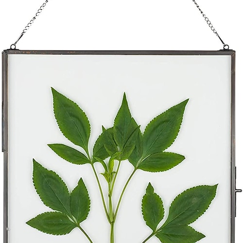 Double Glass Hanging Photo Frame Picture Frame Kiko Glass Etsy