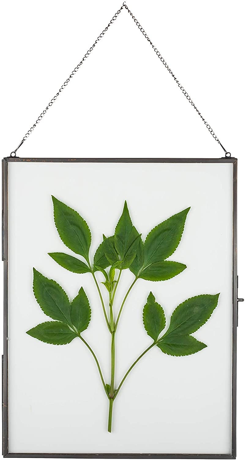 Double Glass Hanging Photo Frame Picture Frame Kiko Glass Etsy