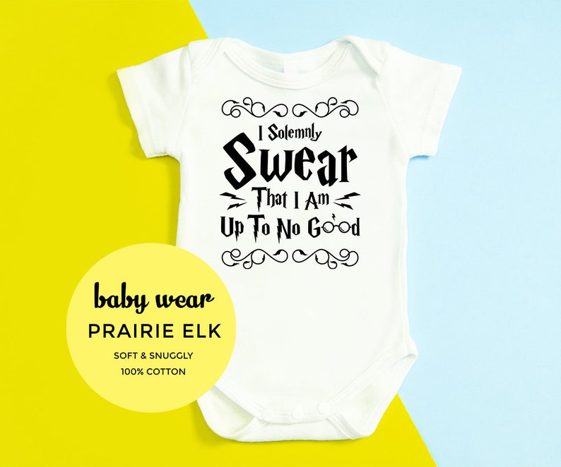 Harry Potter Onesie I Solemnly Swear Bodysuit Shirt