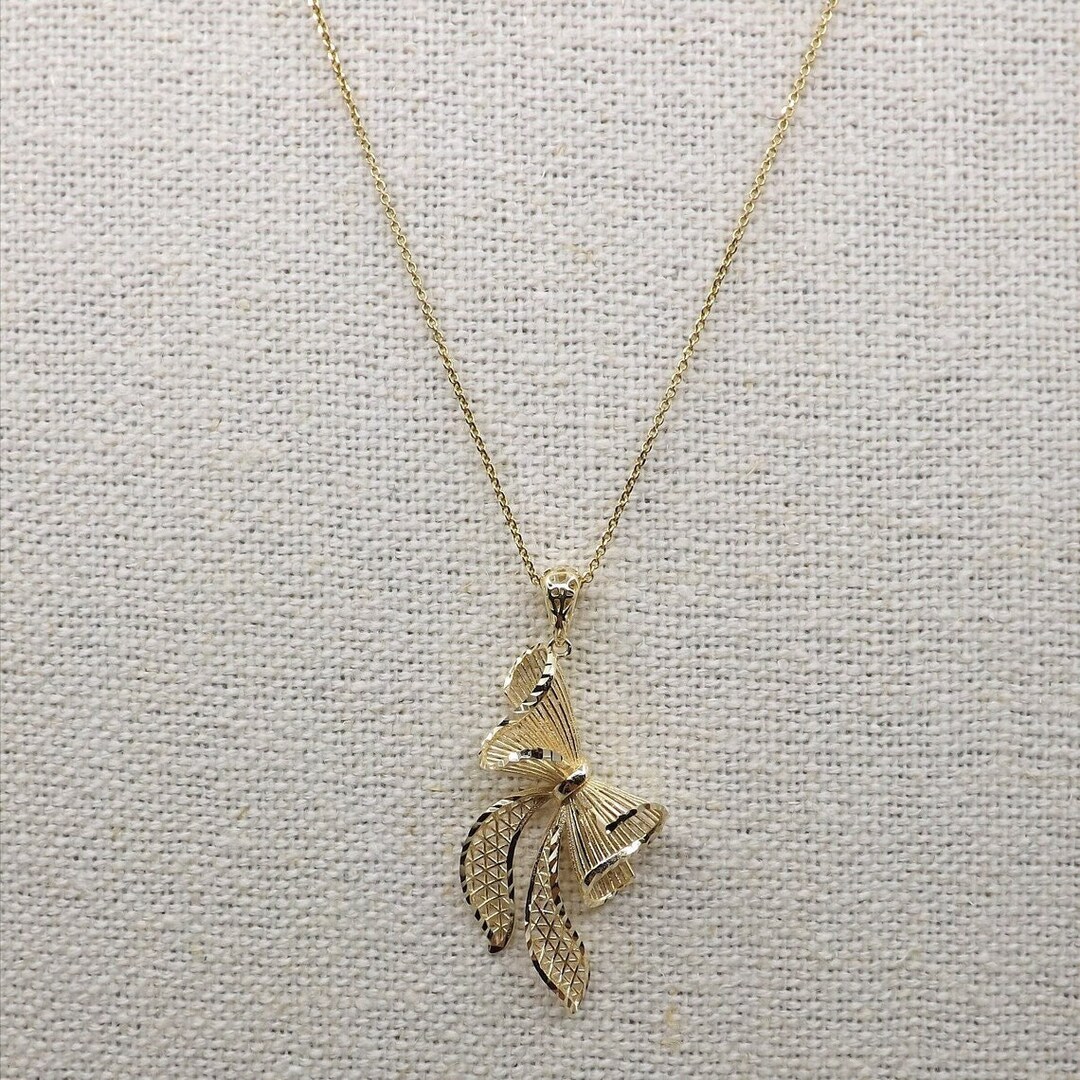 3D Print Gold Pendant 18k Solid Yellow Gold 39.0x18.5mm Etsy