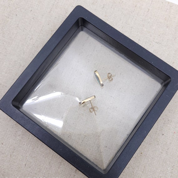 Orecchini A Lobo In Oro 14K Con Opale Naturale 0.7 Ctw - Scegli Oro Giallo, Bianco O Rosa