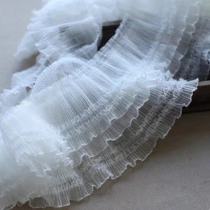 Plissee kleine Wellenkante Spitze Spitze Prinzessin Lolita Kleid, Puppenkleidung, Kleidung, Sockenborte, Kleidung, Zierspitze