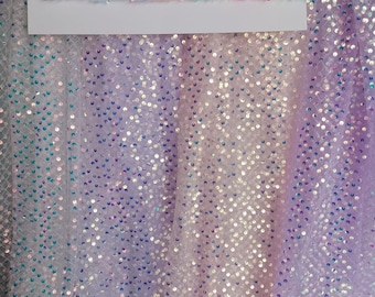 1 Meter Paillettenstoff, Pailletten Kleid Stoff, Glänzender Mesh Stoff, Pailletten Spitzenstoff