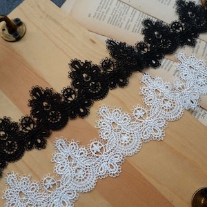 Delicate Floral Embroidered Bracelet Lace Off White Bridal Lace Trim By The Yard