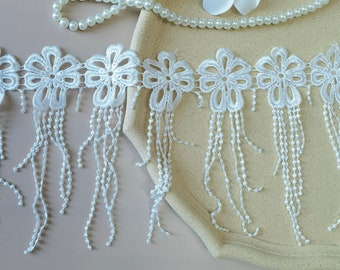 Exquisite tassel floral lace edge wedding bridal bracelet jewelry design