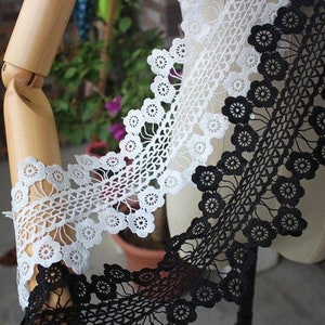 1 YARD exquisite floral lace trim, DIY wedding headband or costume design