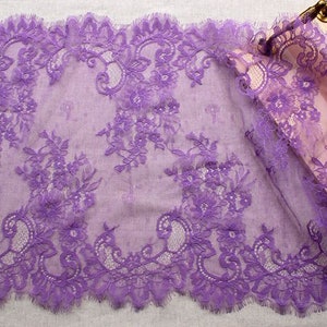 7 farben Wimpern Spitze trimmen bei 3 yards, Hochzeit Spitzenbesatz, 42 cm breite Spitze Wimpern Spitze