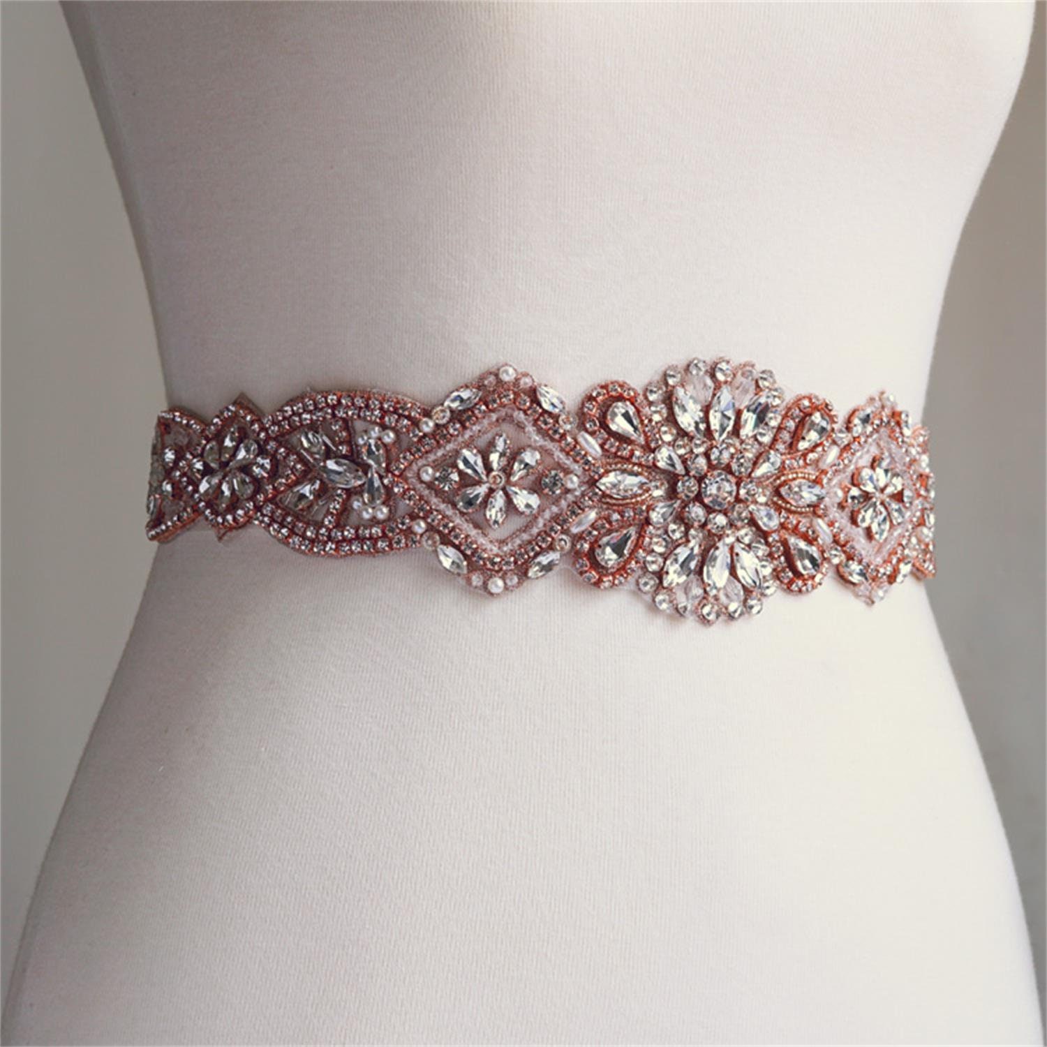 rose gold dress belt Emelia Satin Maxi Dress main image 1