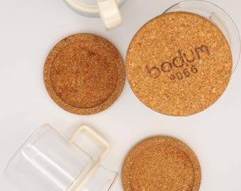 3x Vintage Glass Cup with Handle and Saucer