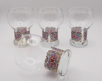 Glass Set – Vintage Glassware for Cocktails & Water