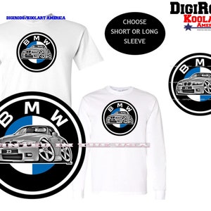 BMW Z3 Convertible Roadster German Model Graphic DigiRods / Koolart Cartoon Car Short Or Long Sleeve T Shirt