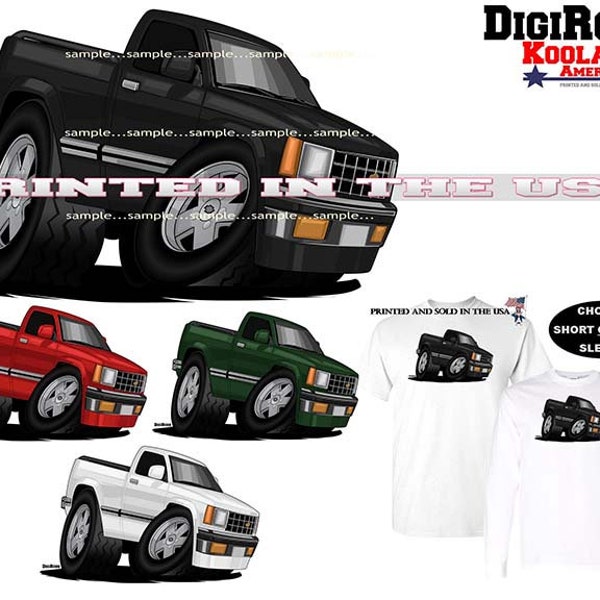 S10 Classic Pick Up Pickup Truck Model DigiRods / Koolart Cartoon Car Short Or Long Sleeve T Shirt